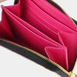 Louis Vuitton Black Multicolor Zippy Coin Purse Wallet