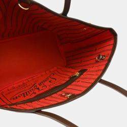 مملوكة مسبقًا Louis Vuitton Brown Damier Neverfull PM Tote Bag