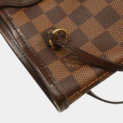 مملوكة مسبقًا Louis Vuitton Brown Damier Neverfull PM Tote Bag
