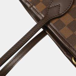 مملوكة مسبقًا Louis Vuitton Brown Damier Neverfull PM Tote Bag