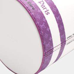 Pre Owned Louis Vuitton Purple Leather Paint Can Shoulder Bag