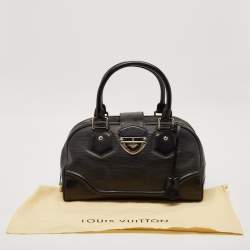Louis Vuitton Black Epi Leather Montaigne GM Bag