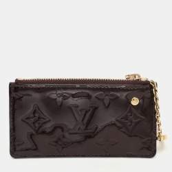 Louis Vuitton Burgundy Patent Leather Cles Purse