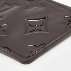 Louis Vuitton Burgundy Patent Leather Cles Purse