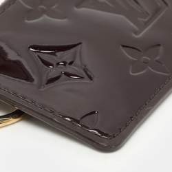 Louis Vuitton Burgundy Patent Leather Cles Purse