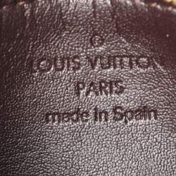 Louis Vuitton Burgundy Patent Leather Cles Purse
