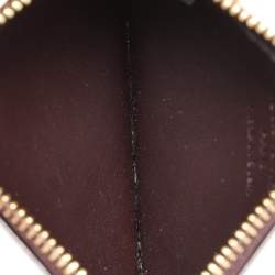 Louis Vuitton Burgundy Patent Leather Cles Purse