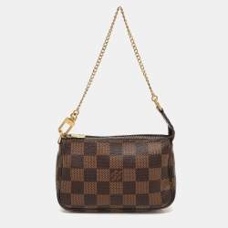 Louis Vuitton Damier Ebene Canvas Mini Pochette Accessoires Bag