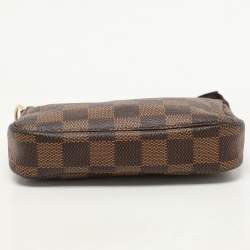Louis Vuitton Damier Ebene Canvas Mini Pochette Accessoires Bag