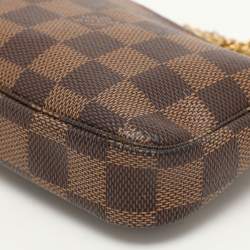 Louis Vuitton Damier Ebene Canvas Mini Pochette Accessoires Bag