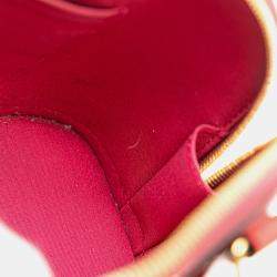 Louis Vuitton Red Monogram Vernis Leather Alma BB Shoulder Bag