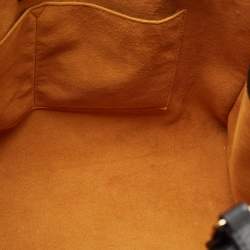 Pre Owned حقيبة لوي فيتون اونتيغو جلد مطبوع مونوغرامي أسود متوسطة