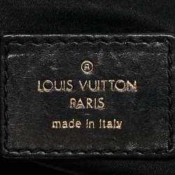 مملوكة مسبقًا Louis Vuitton Black Monogram Suede and Patent Leather Limited Edition Motard Afterdark Bag