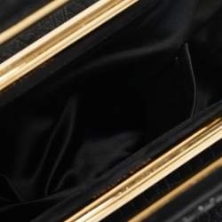 مملوكة مسبقًا Louis Vuitton Black Monogram Suede and Patent Leather Limited Edition Motard Afterdark Bag