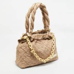 Pre Owned حقيبة لوي فيتون إصدار محدود ستراتوس اوليمب جلد مونوغرامي بيج متوسطة