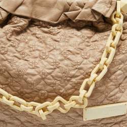 Pre Owned حقيبة لوي فيتون إصدار محدود ستراتوس اوليمب جلد مونوغرامي بيج متوسطة