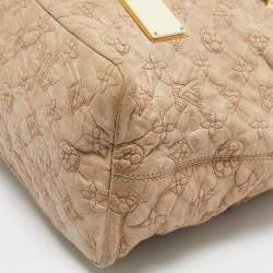 Pre Owned حقيبة لوي فيتون إصدار محدود ستراتوس اوليمب جلد مونوغرامي بيج متوسطة