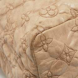 Pre Owned حقيبة لوي فيتون إصدار محدود ستراتوس اوليمب جلد مونوغرامي بيج متوسطة