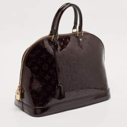 مملوكة مسبقًا Louis Vuitton Amarante Monogram Vernis Alma GM Bag