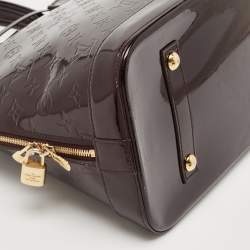 مملوكة مسبقًا Louis Vuitton Amarante Monogram Vernis Alma GM Bag