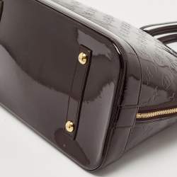 مملوكة مسبقًا Louis Vuitton Amarante Monogram Vernis Alma GM Bag