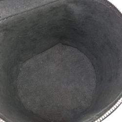 Pre Owned Louis Vuitton Black Silver Leather Epi Cannes bag