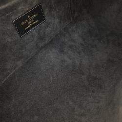 Pre Owned Louis Vuitton Green Velvet Papillon Shoulder Bag