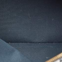 Pre Owned Louis Vuitton Blue Nuit Monogram Vernis Alma GM Bag