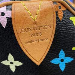 Louis Vuitton Multicolor/Noir Monogram Speedy 30 Bag