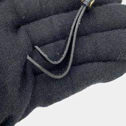 Louis Vuitton Noir Monogram Empreinte Leather Pochette Double Zip Shoulder Bag