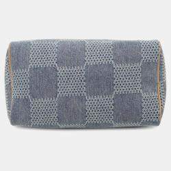Louis Vuitton Blue Damier Denim Speedy Bandouliere 25 Handbag