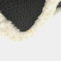Louis Vuitton Noir Calf Leather Shearling Lv Pont Neuf Soft PM Shoulder Bag