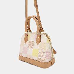 Louis Vuitton Damierious Peach Damier Ebene Canvas Alma BB Handbag