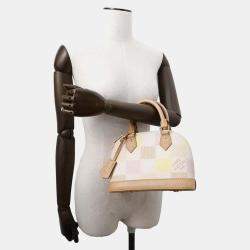 Louis Vuitton Damierious Peach Damier Ebene Canvas Alma BB Handbag