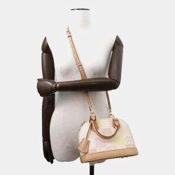 Louis Vuitton Damierious Peach Damier Ebene Canvas Alma BB Handbag
