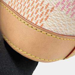 Louis Vuitton Damierious Peach Damier Ebene Canvas Alma BB Handbag