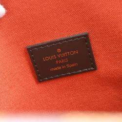 Pre Owned Louis Vuitton Damier Ebene Canvas Olaf MM Shoulder Bag