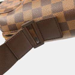 Pre Owned Louis Vuitton Damier Ebene Canvas Olaf MM Shoulder Bag
