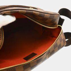 Pre Owned Louis Vuitton Damier Ebene Canvas Olaf MM Shoulder Bag
