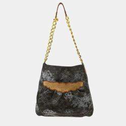Pre Owned Louis Vuitton Monogram Dentelle Fersen GM Shoulder Bag