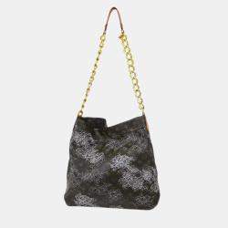 Pre Owned Louis Vuitton Monogram Dentelle Fersen GM Shoulder Bag