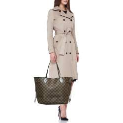 Louis Vuitton Damier Ebene Canvas Neverfull MM Bag