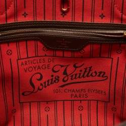 Louis Vuitton Damier Ebene Canvas Neverfull MM Bag