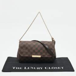 مملوكة مسبقًا Louis Vuitton Damier Ebene Canvas Favorite MM Bag