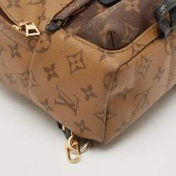 Pre Owned Louis Vuitton Monogram Reverse Canvas Mini Palm Spring Backpack