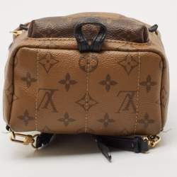 Pre Owned Louis Vuitton Monogram Reverse Canvas Mini Palm Spring Backpack