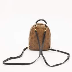 Pre Owned Louis Vuitton Monogram Reverse Canvas Mini Palm Spring Backpack
