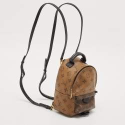 Pre Owned Louis Vuitton Monogram Reverse Canvas Mini Palm Spring Backpack