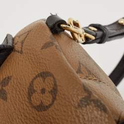 Pre Owned Louis Vuitton Monogram Reverse Canvas Mini Palm Spring Backpack