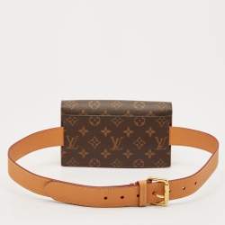 Pre Owned Louis Vuitton Monogram Canvas S Lock Belt Pouch